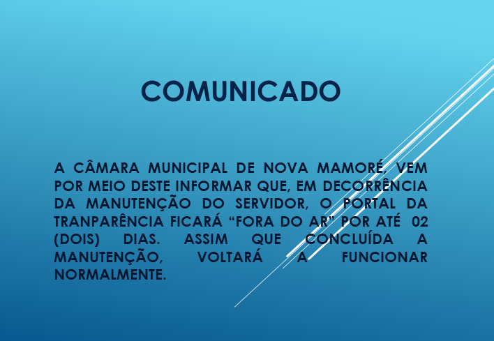 COMUNICADO