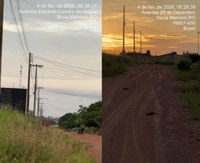 CÂMARA DE NOVA MAMORÉ COBRA MELHORIAS NA ILUMINAÇÃO PÚBLICA DO BAIRRO CIDADE NOVA