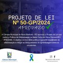 Câmara Municipal de Nova Mamoré aprova Projeto de Lei nº 50-GP/2024
