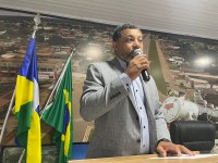 SAÚDE, INFRAESTRUTURA E APOIO AO CAMPO MARCAM DISCURSO DE FÁBIO CARCARÁ NA 9ª SESSÃO DA CÂMARA DE NOVA MAMORÉ